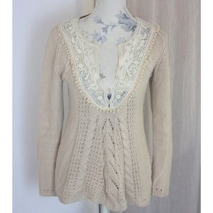 Anthropologie Angel of the North Sweater - S